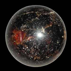 Garnet Sphere with Star # 123