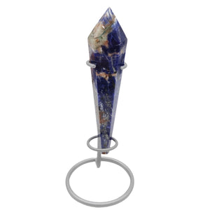 Sunset Sodalite Wand + Stand # 81