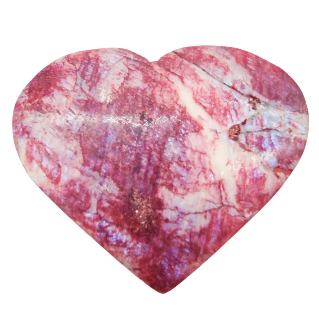 Red Moonstone Heart # 123