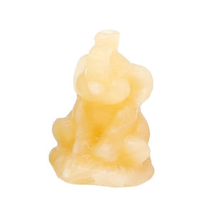 Orange Calcite Sitting Elephant # 73