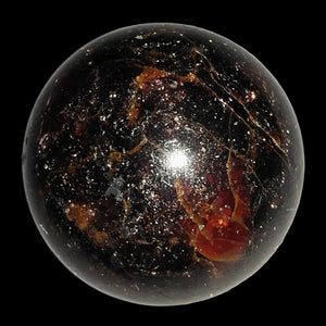 Garnet Sphere with Star # 123