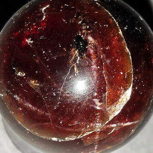 Garnet Sphere with Star # 144