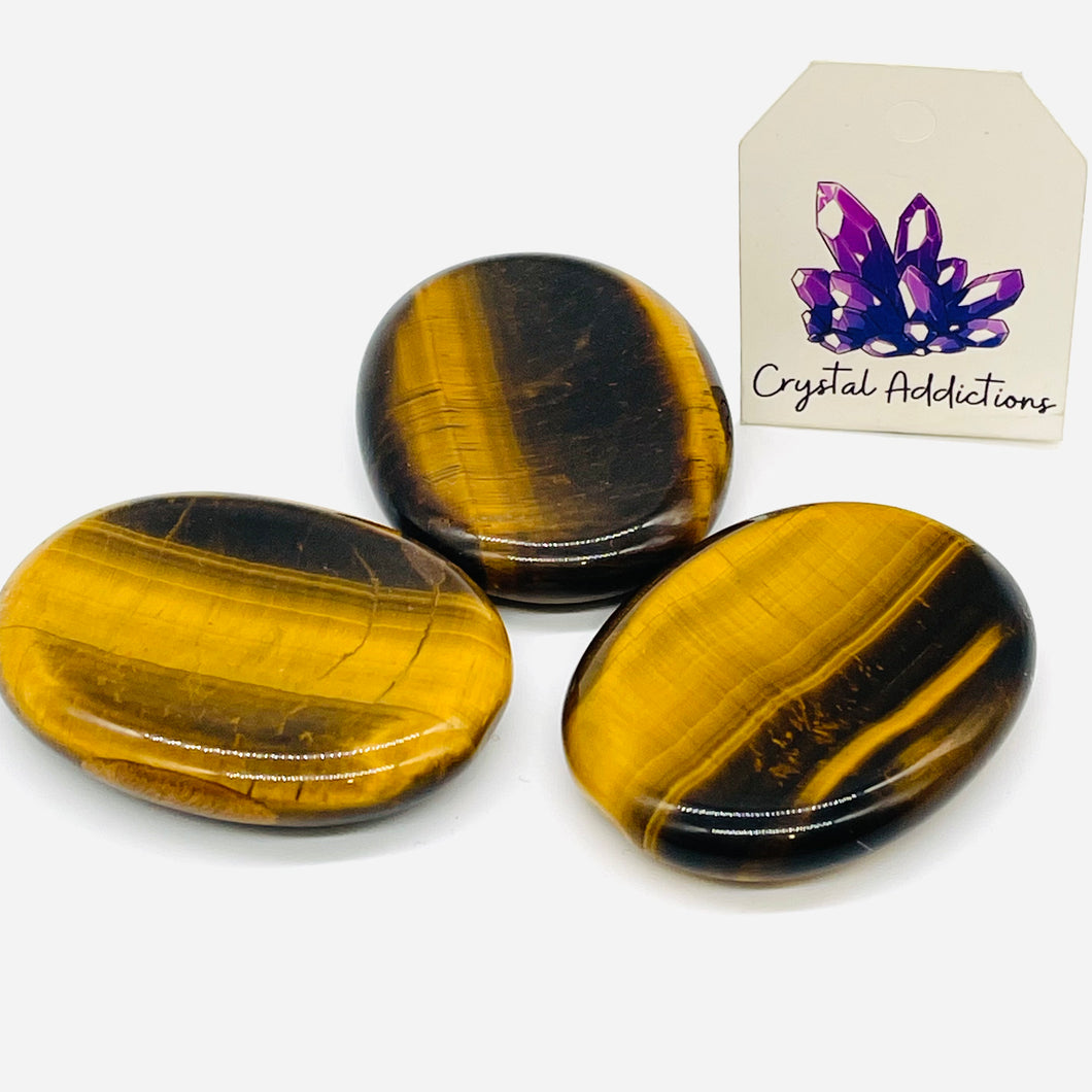 Tiger's Eye Thumbstones