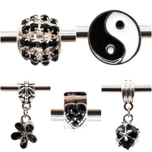 Load image into Gallery viewer, Pandora Inspired Charms - Silver Black
