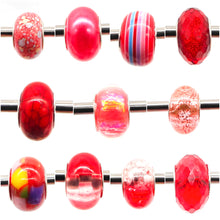 Load image into Gallery viewer, Pandora Inspired Charms - Coloured Plain Red
