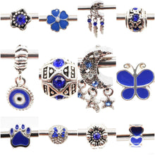 Load image into Gallery viewer, Pandora Inspired Charms - Silver Blue
