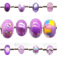 Load image into Gallery viewer, Pandora Inspired Charms - Coloured Plain Purple
