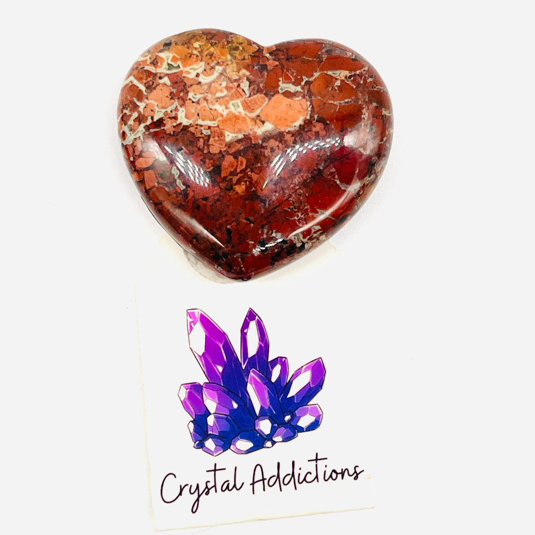 Brecciated Jasper Heart # 80