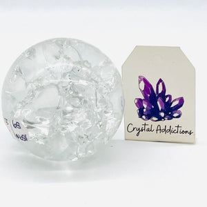 Fire & Ice Quartz Sphere # 10