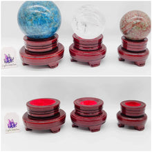 Load image into Gallery viewer, Wooden Sphere Stand with Felt
