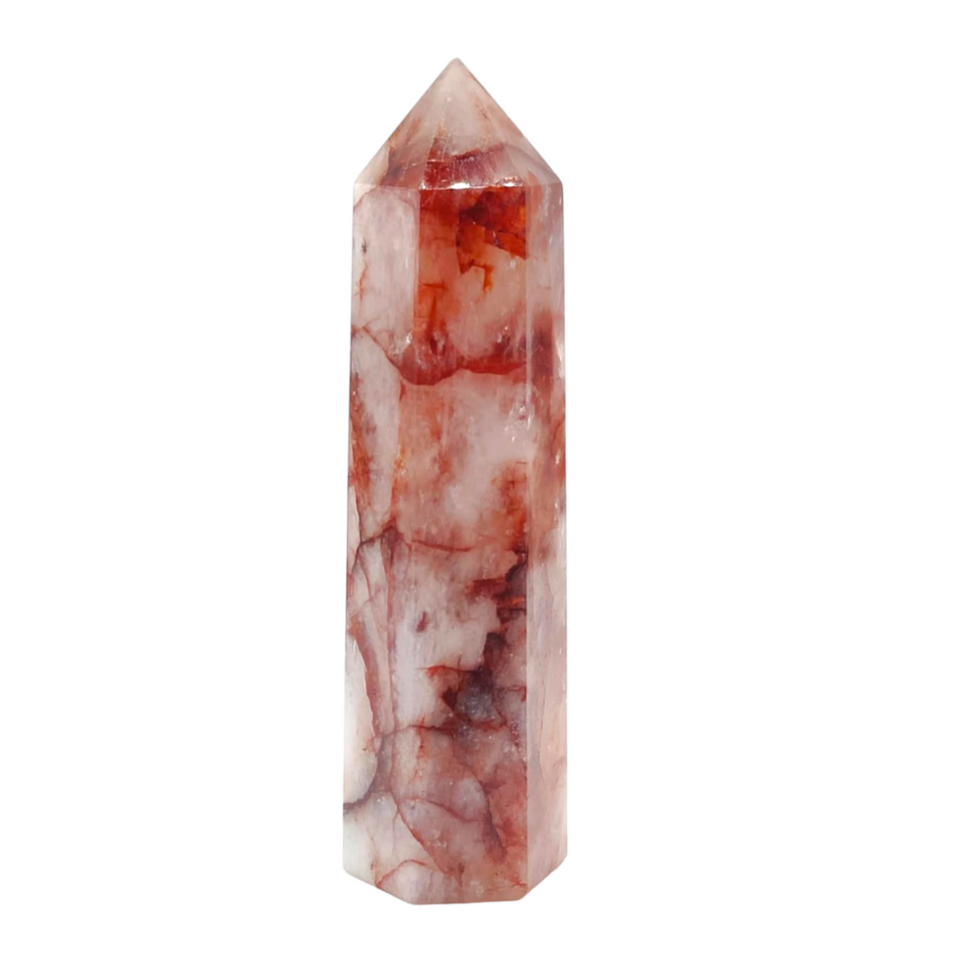 Fire Quartz Point # 127