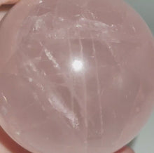 Load and play video in Gallery viewer, Rose Quartz Sphere + Star # 22
