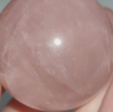 Load and play video in Gallery viewer, Rose Quartz Sphere + Star # 119
