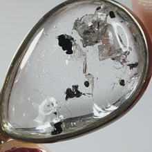 Load and play video in Gallery viewer, Enhydro Quartz Sterling Silver Pendant # 134
