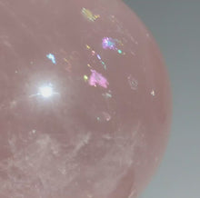 Load and play video in Gallery viewer, Rose Quartz Sphere + Star # 22
