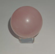 Load and play video in Gallery viewer, Rose Quartz Sphere + Star # 127
