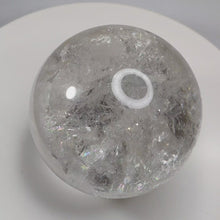 Load and play video in Gallery viewer, Clear Quartz Sphere # 188
