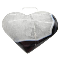 Load image into Gallery viewer, Black Agate Heart # 190
