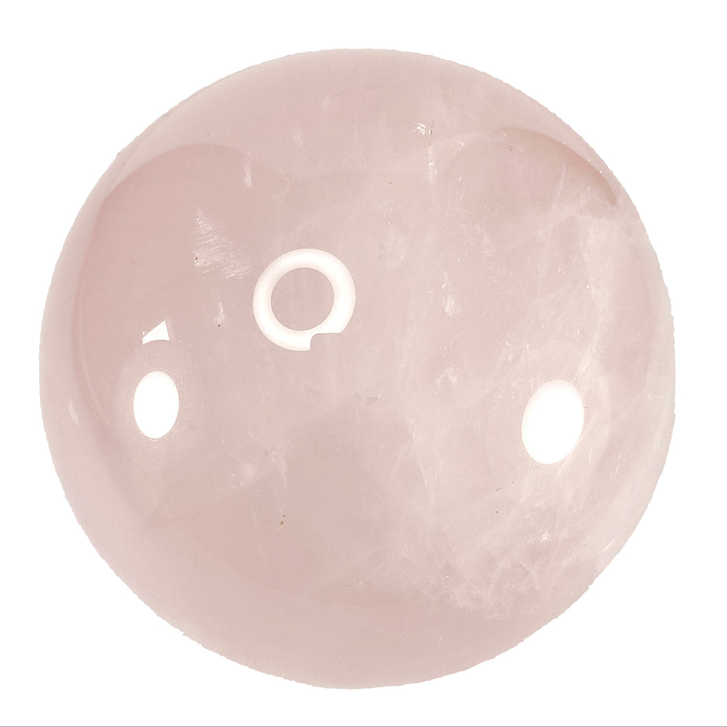 Rose Quartz Sphere with Multiple Stars # 79