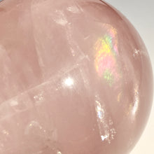 Load image into Gallery viewer, Rose Quartz Sphere with Multiple Stars # 79
