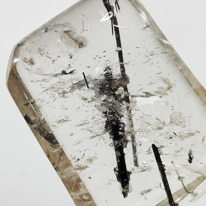 Black Tourmalated Quartz Cabochon # 193
