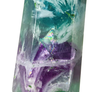 Snowflake Fluorite Point # 71