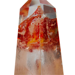 Fire Quartz Point # 162