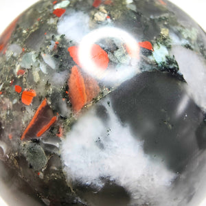 African Bloodstone Sphere # 87