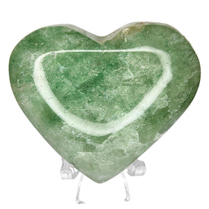 Green Strawberry Quartz Heart # 143