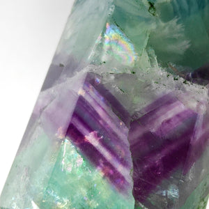 Snowflake Fluorite Point # 71