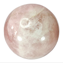 Load image into Gallery viewer, Brazilian Rose Quartz Sphere with Star # 145
