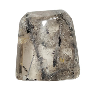 Black Tourmalated Quartz Cabochon # 35