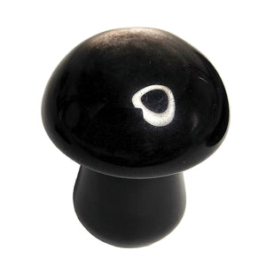 Silver Sheen Obsidian Mushroom # 190