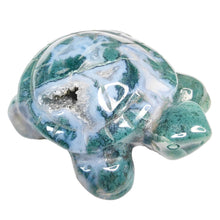 Load image into Gallery viewer, Moss Agate Turtle # 137
