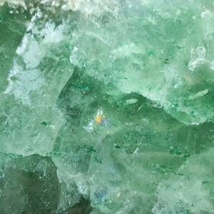 Green Strawberry Quartz Heart # 143