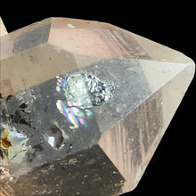 Load image into Gallery viewer, Herkimer Diamond Black Mica Moving Sand # 61
