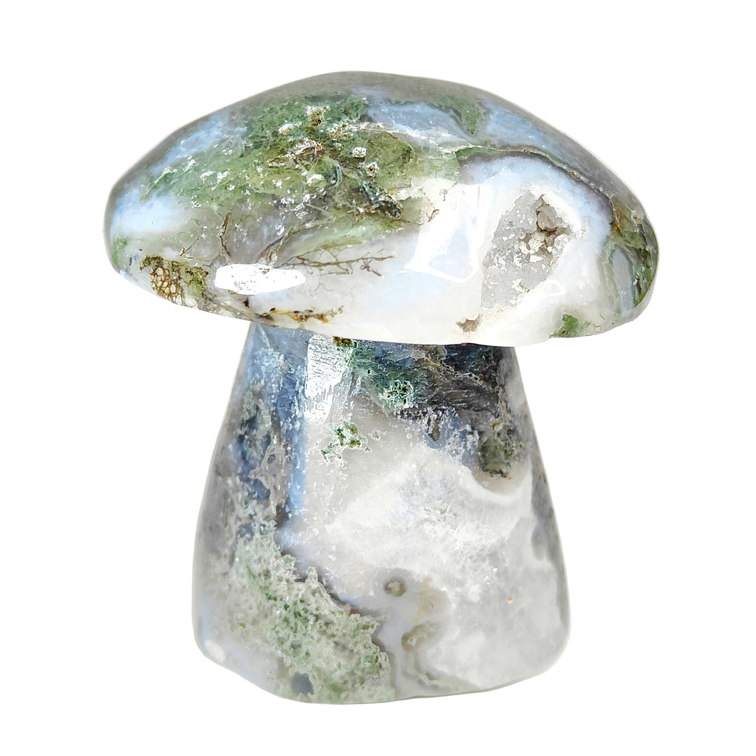 Moss Agate Mushroom # 90