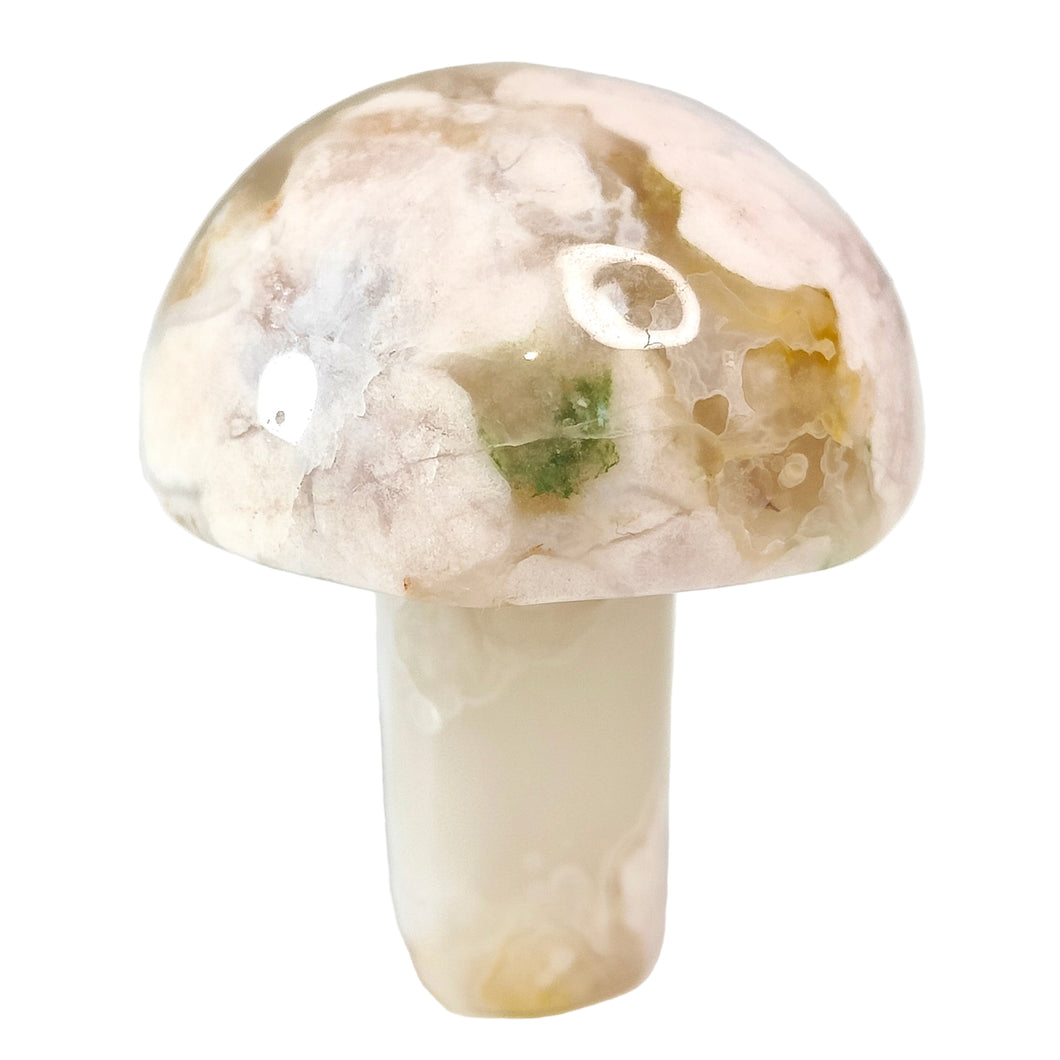Flower Agate Mushroom # 100