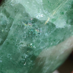 Green Strawberry Quartz Heart # 143