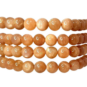 Peach Moonstone Bracelet