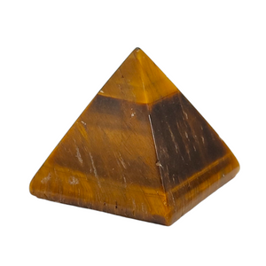 Tiger's Eye Pyramid # 58