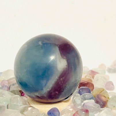 Rainbow Fluorite Sphere #103