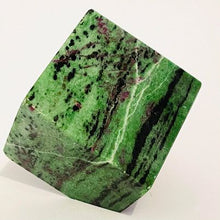 Load image into Gallery viewer, Ruby in Zoisite Standing Cube #107
