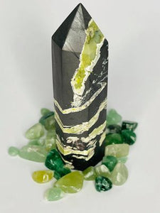 Serpentine and Hematite Point #10