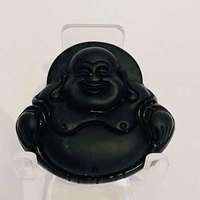 Black Obsidian Buddha #115