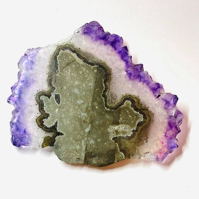 Amethyst Stalactite Slice #116