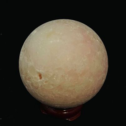 Pink Aragonite Sphere #116