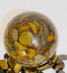 Bamboo Jasper Sphere #11