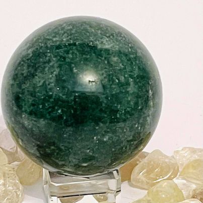 Green Strawberry Quartz Sphere #120