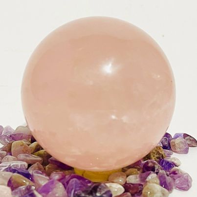 Rose Quartz Sphere #122